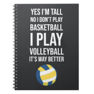 Ideen für Volleyball-Team Geschenke für ihren Spie Notizblock