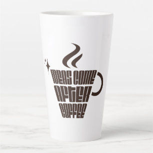Ideen kommen nach Kaffee – Trendy Vertikal Milchtasse