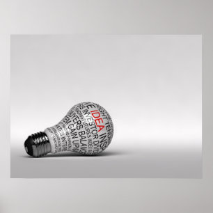 Ideen-Konzept Poster