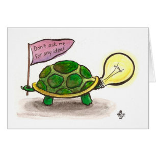 Ideen-Schildkröte-Karte