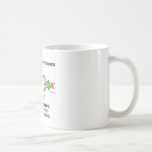 Ideen sind wie führende u. verlangsamende kaffeetasse