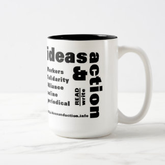 Ideen u. Aktion wsa Netz zine Kaffee-Tasse Zweifarbige Tasse