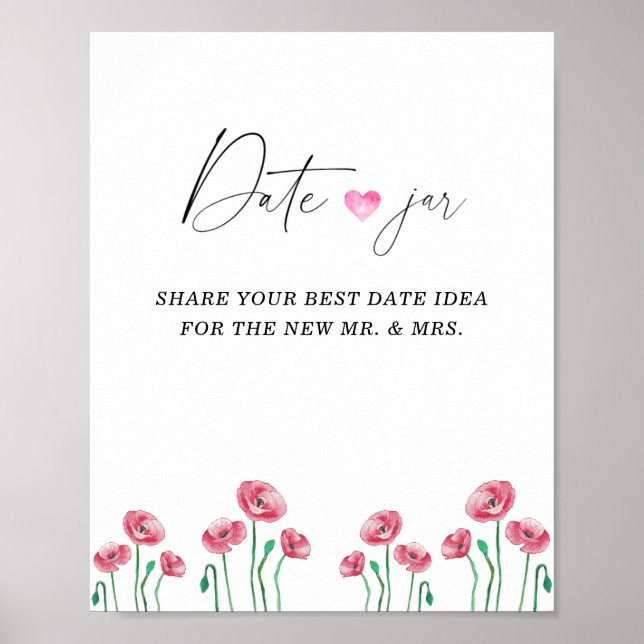 Ideen vom Frühlingsabend. Date Jar Bridgame Poster (Vorne)