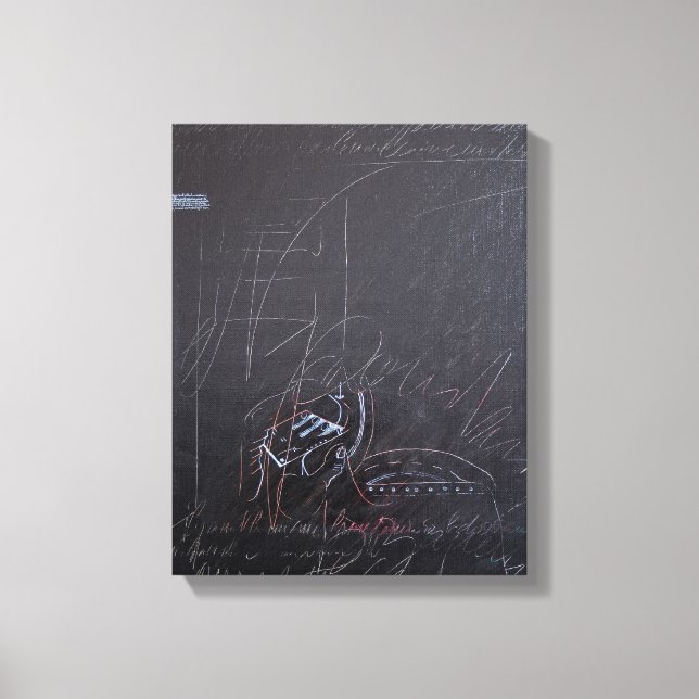 Idées blanches et tableaux noirs 3 Toile (Recto)