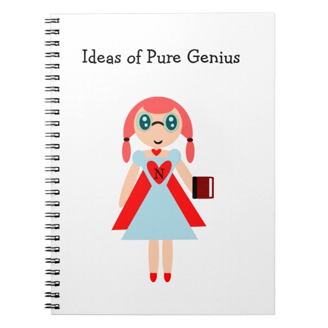 Idées de Pure Genius carnet super nerd (Devant)