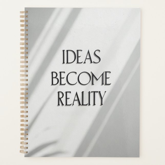 Idées Devenir Reality Journal - Inspiration simple (Devant)