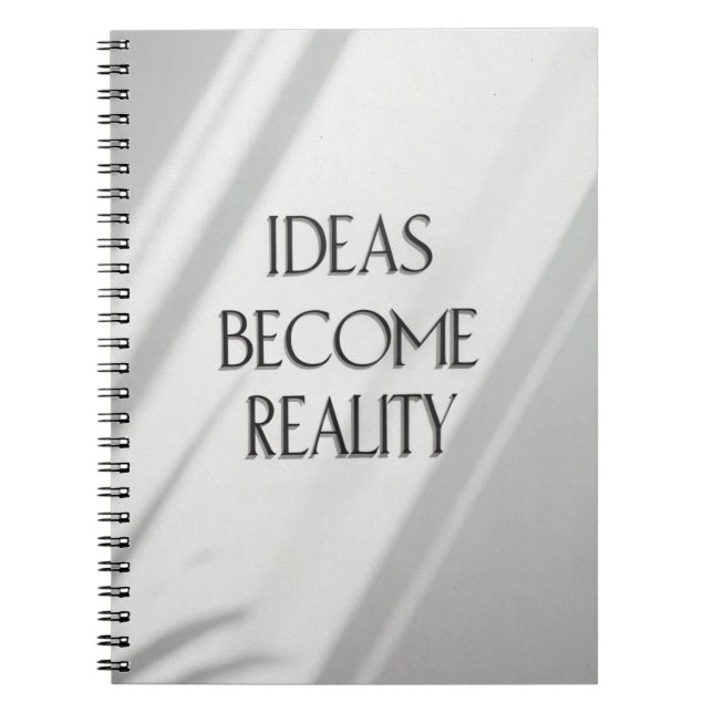 Idées Devenir Reality Journal - Inspiration simple (Devant)