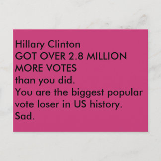 Iden von Trumps trauriger Postkarte