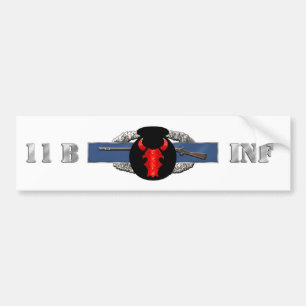 Identifikation DER INFANTERIE-11B 34. Autoaufkleber