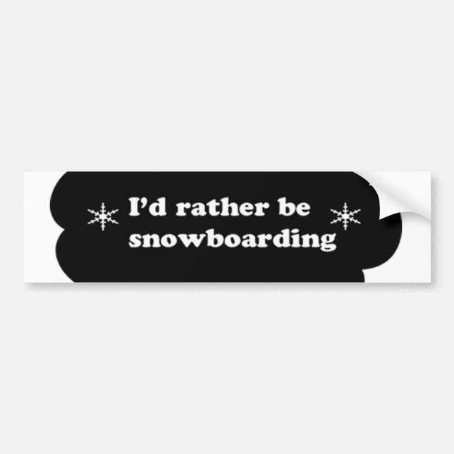 Identifikation ist eher Snowboarding Autoaufkleber (Vorne)