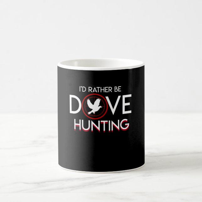 Identifikation ist eher Tauben-Jagd-Tauben-Jagd Kaffeetasse (Mittel)