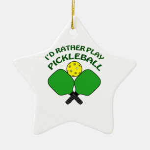 Identifikation Spiel Pickleball eher Keramik Ornament