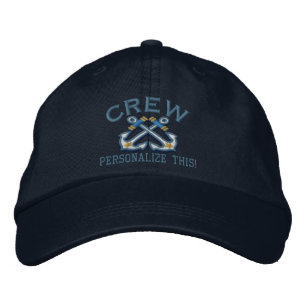 Identifizieren Sie die Crew für diesen Namen. Bestickte Kappe