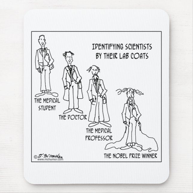 Identifizierungs-Führer zu den Wissenschaftlern Mousepad (Vorne)