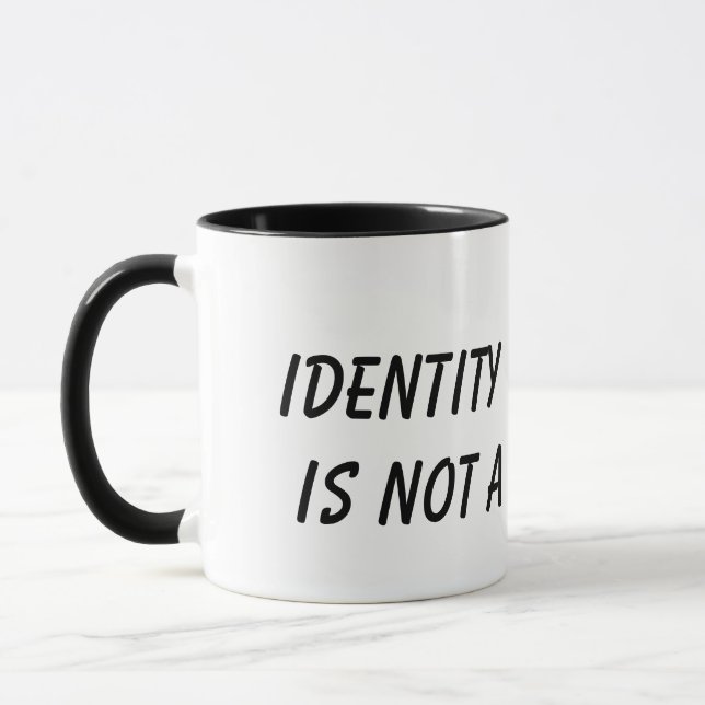 Identitäts-Diebstahl ist nicht ein Witz Tasse (Links)