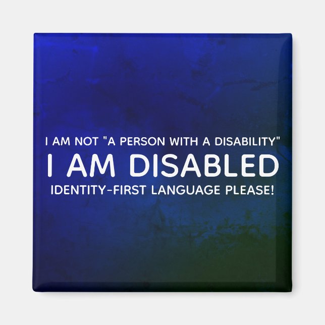 Identitätsbehinderung Magnet (Vorne)