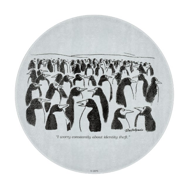 Identitätsdiebstahl Schneidebrett (Vorderseite)