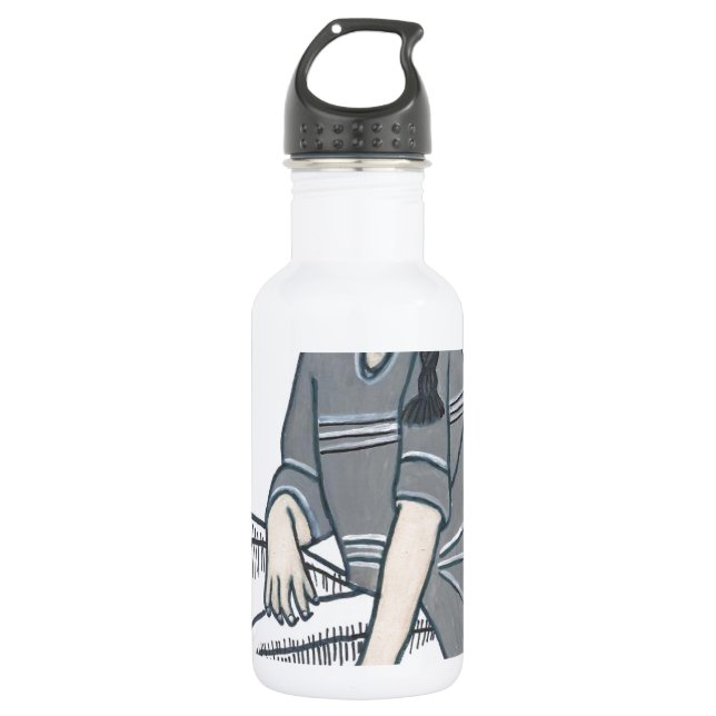 Identitätskrise Edelstahlflasche (Vorderseite)