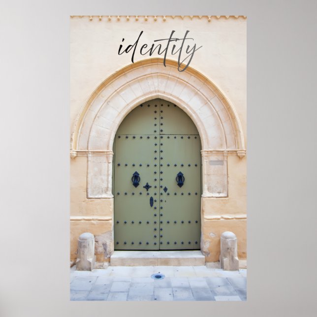 Identity Through the Moroccan Door Poster (Vorne)