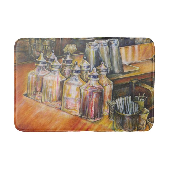 Ideologie des Goldenen Lichts Badematte (Vorderseite)