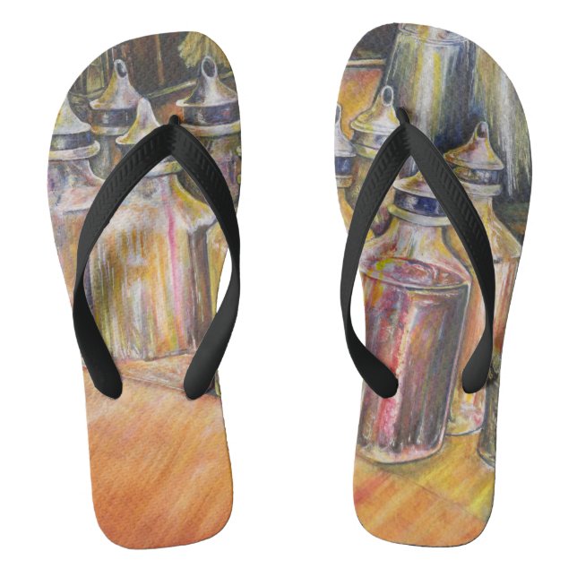 Ideologie des Goldenen Lichts Flip Flops (Fußbett)