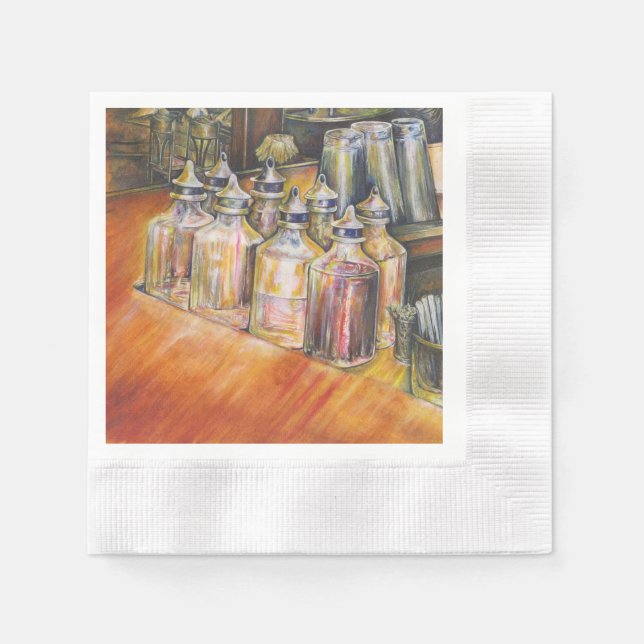 Ideologie des goldenen Lichts Serviette (Vorderseite)