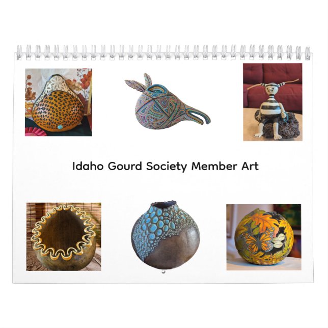 IDGS Member Gourd Art 2026 Calendar Kalender (Titelbild)