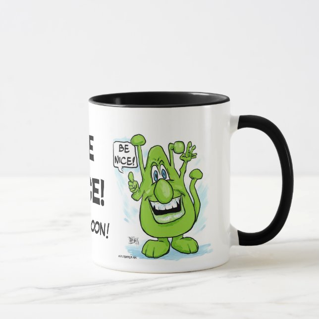 Idiot-BeNice Tasse 15oz (Rechts)