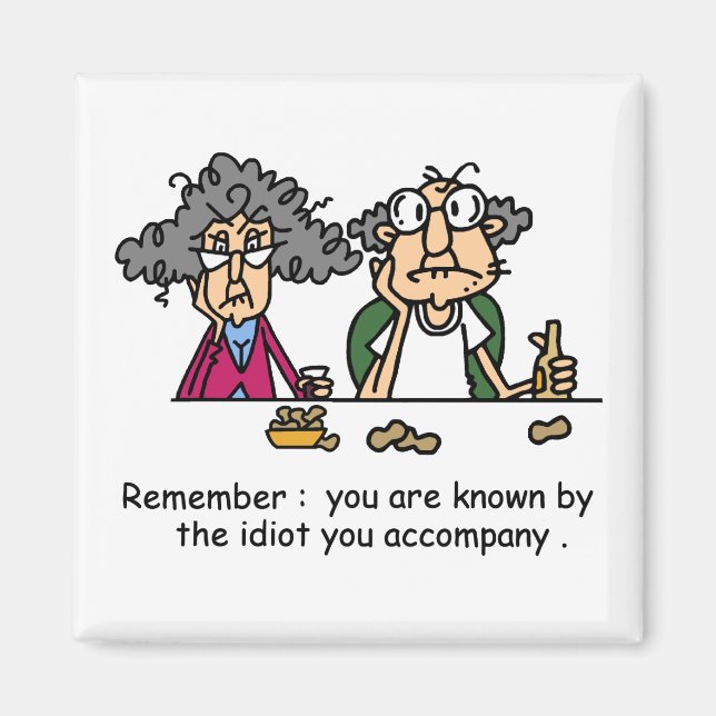 Idiot Company Magnet (Vorne)