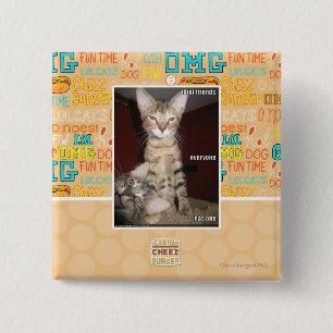 Idiot-Freunde Button