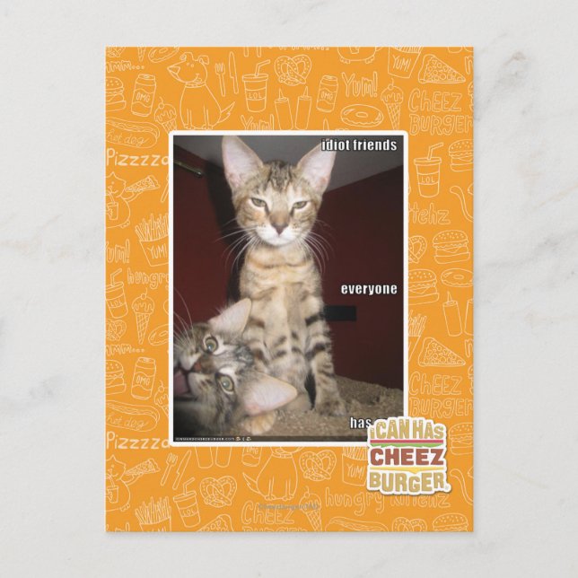 Idiot Friends Postkarte (Vorderseite)