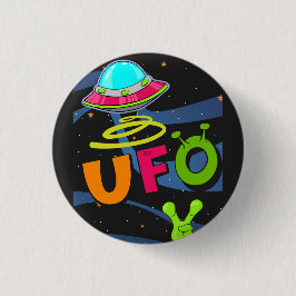 Idioten auf dem Weltraum sagen hallo Button