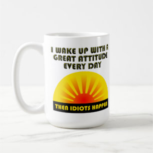 Idioten passieren lustige Tasse