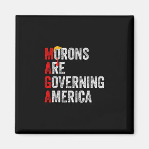 Idioten regieren Amerika Lustig Trump Magnet