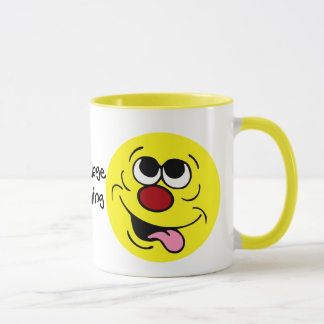 Idiotisches Gesicht Grumpey Tasse