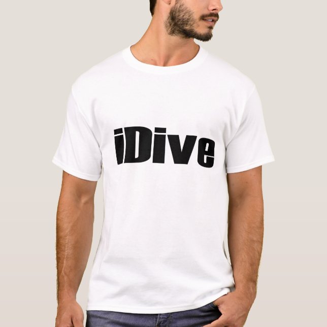 iDive, grafisch, Shirt, T-Shirt, Sport, Hobby T-Shirt (Vorderseite)