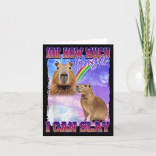 Idk, wie lange ich Capybara noch töten kann Karte