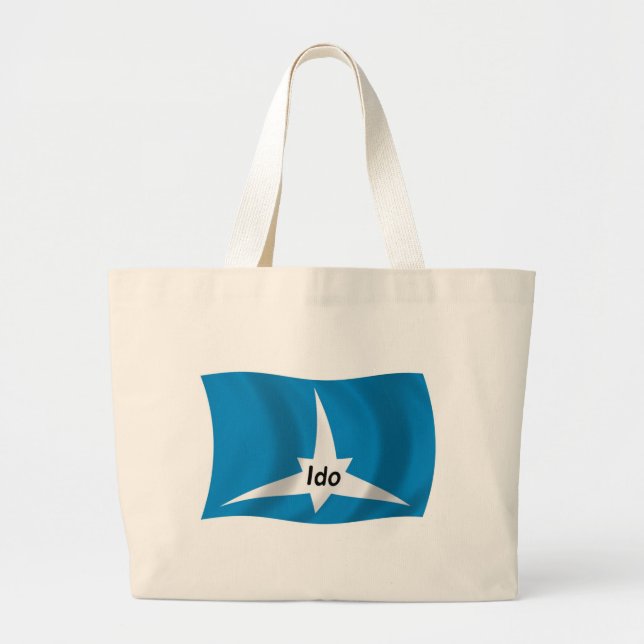 Ido Flag Tote Bag Jumbo Stoffbeutel (Vorne)