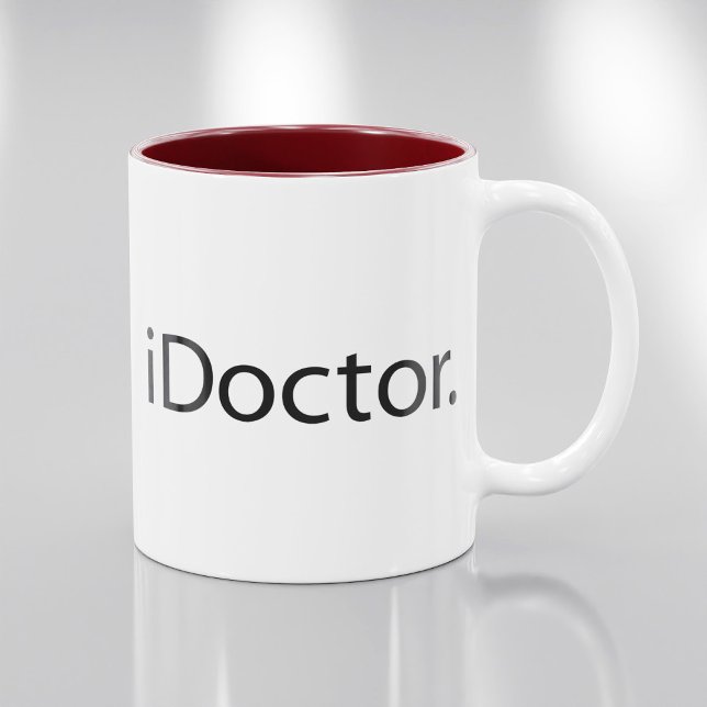 iDoctor Zweifarbige Tasse (Von Creator hochgeladen)