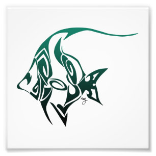 Idol Fish Print Fotodruck