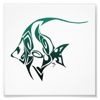 Idol Fish Print Fotodruck