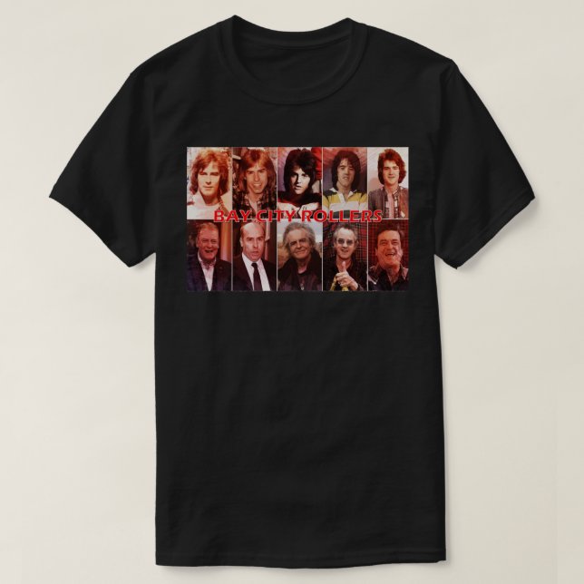 Idol gibt Fot You Band Bay City Rollers Music Roc T-Shirt (Design vorne)