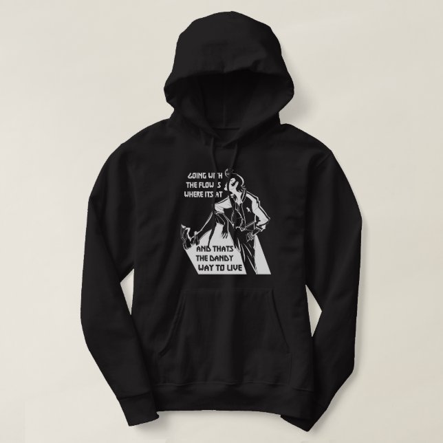 Idol gibt Fots You Space Anime Dandy Manga Geschen Hoodie (Design vorne)