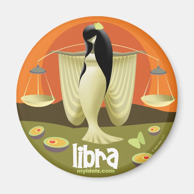 Idolz Libra Circle Magnet (Vorne)