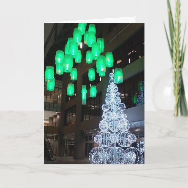 "IDS Center Christmas Decorations" Weihnachtskarte Karte (Vorderseite)