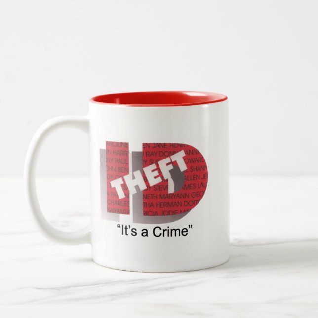 idtheft Kaffeetasse (Links)