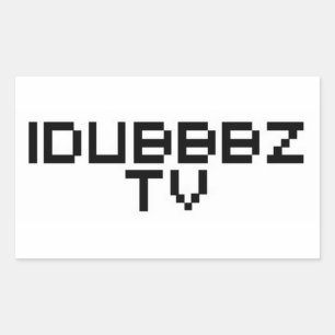 iDubbz TV Rechteckiger Aufkleber