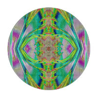 Idylblau-gelb lila Originaldesign