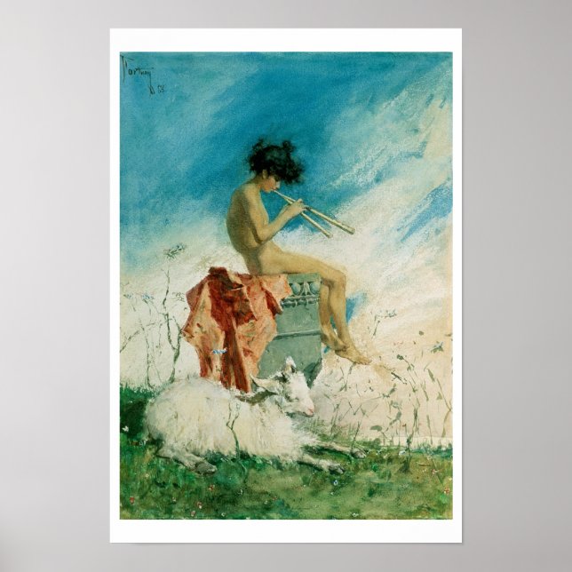 Idyll, 1868 (ohne Papier) Poster (Vorne)