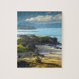 Idyllic New Zealand beach and coastline